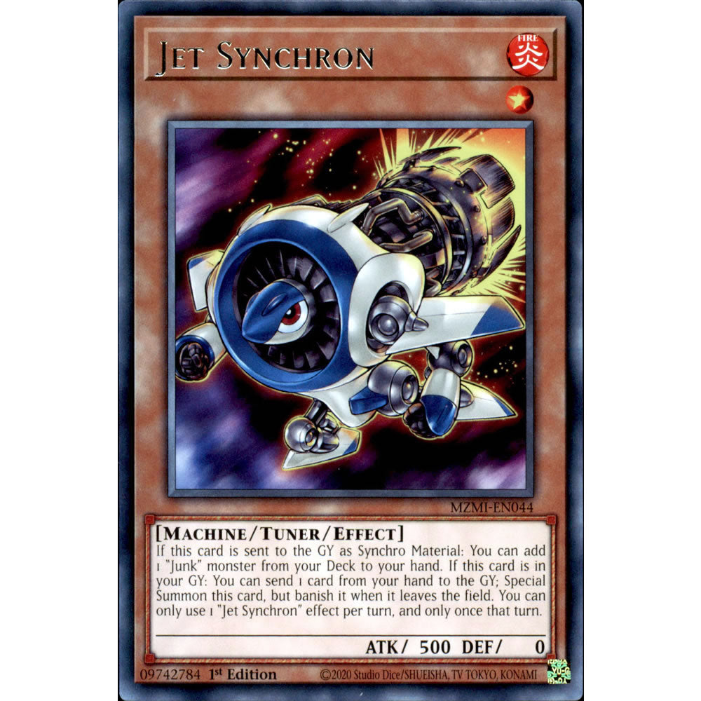 Jet Synchron MZMI-EN044 Yu-Gi-Oh! Card from the Maze of Millennia Set