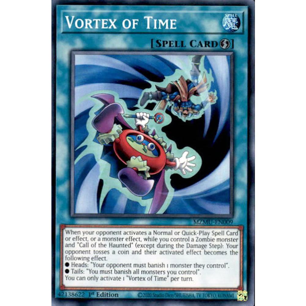 Vortex of Time MZMU-EN009 Yu-Gi-Oh! Card from the Maze of Muertos Set