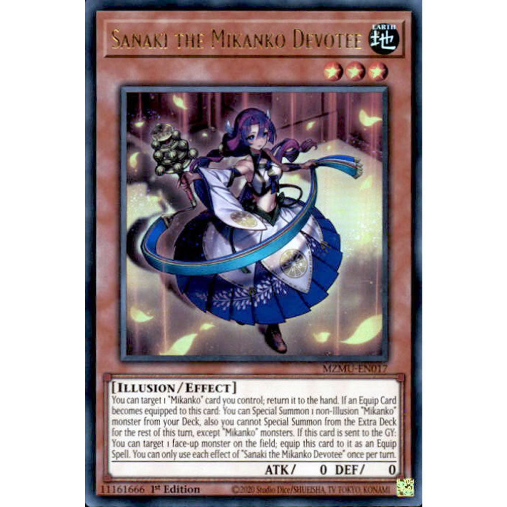 Sanaki the Mikanko Devotee MZMU-EN017 Yu-Gi-Oh! Card from the Maze of Muertos Set