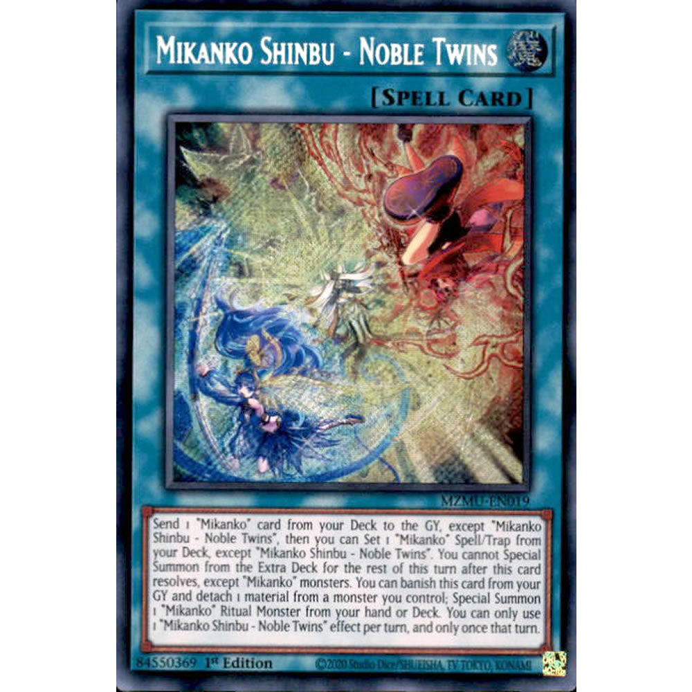 Mikanko Shinbu - Noble Twins MZMU-EN019 Yu-Gi-Oh! Card from the Maze of Muertos Set