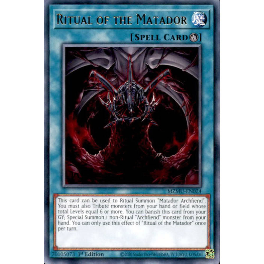 Ritual of the Matador MZMU-EN024 Yu-Gi-Oh! Card from the Maze of Muertos Set