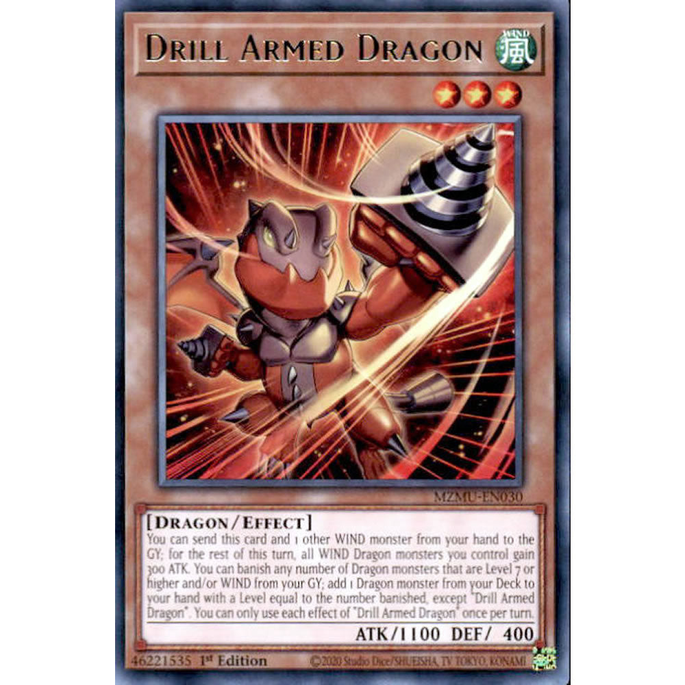 Drill Armed Dragon MZMU-EN030 Yu-Gi-Oh! Card from the Maze of Muertos Set