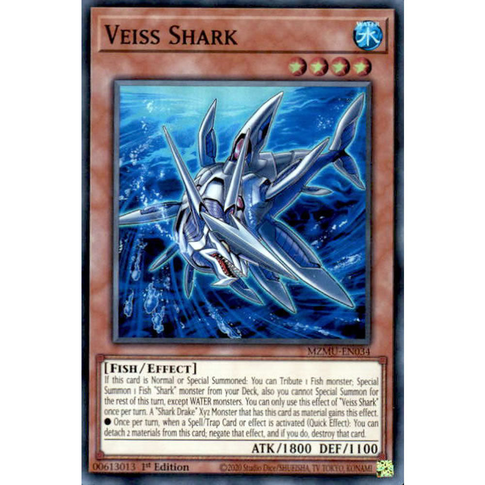 Veiss Shark MZMU-EN034 Yu-Gi-Oh! Card from the Maze of Muertos Set