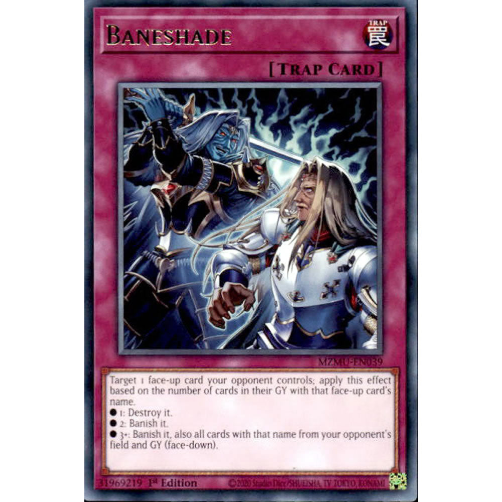 Baneshade MZMU-EN039 Yu-Gi-Oh! Card from the Maze of Muertos Set