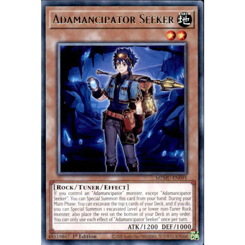 Adamancipator Seeker MZMU-EN091 Yu-Gi-Oh! Card from the Maze of Muertos Set