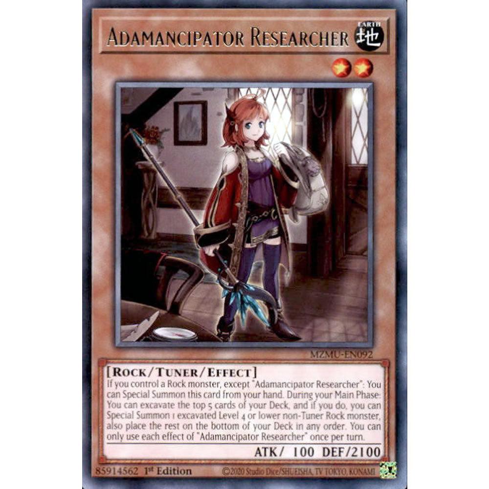 Adamancipator Researcher MZMU-EN092 Yu-Gi-Oh! Card from the Maze of Muertos Set