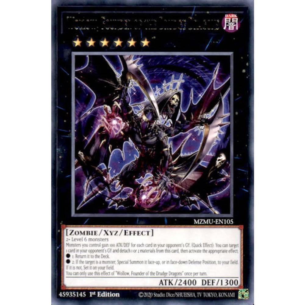 Wollow, Founder of the Drudge Dragons MZMU-EN105 Yu-Gi-Oh! Card from the Maze of Muertos Set