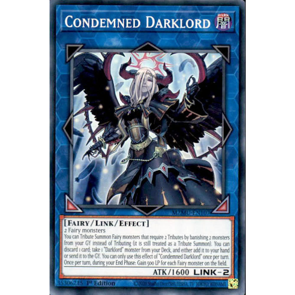 Condemned Darklord MZMU-EN107 Yu-Gi-Oh! Card from the Maze of Muertos Set