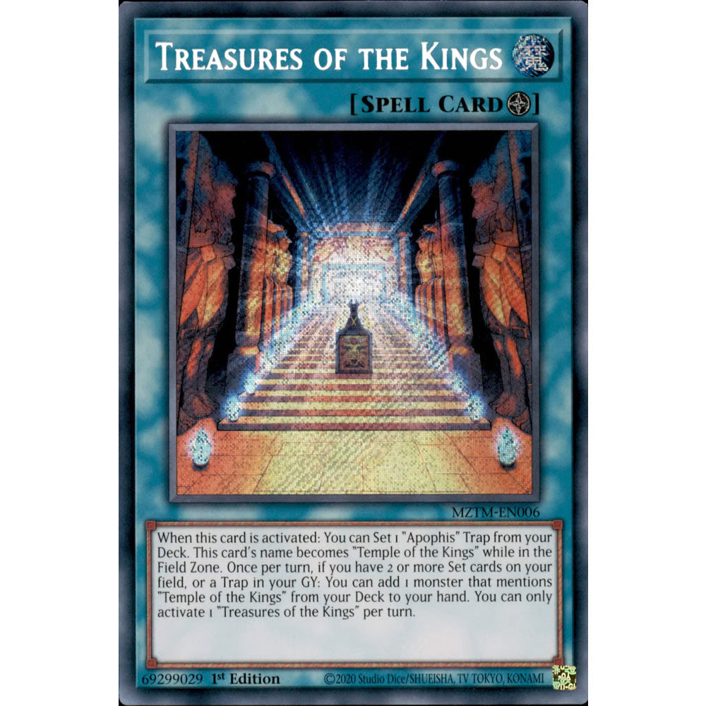 temple of the kings yugioh card Treasures of the Kings MZTM-EN006 Yu-Gi-Oh! Card