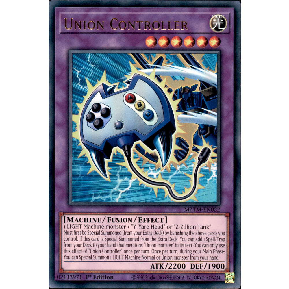 Union Controller MZTM-EN022 Yu-Gi-Oh! Card - Deckboosters Union Controller MZTM-EN022 Yu-Gi-Oh! Card - Deckboosters
