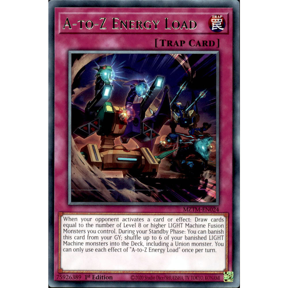 A-to-Z Energy Load MZTM-EN024 Yu-Gi-Oh! Card A-to-Z Energy Load MZTM-EN024 Yu-Gi-Oh! Card
