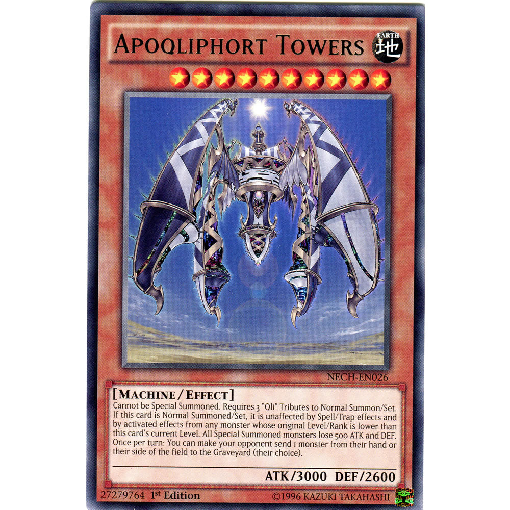 Apoqliphort Towers NECH-EN026 Yu-Gi-Oh! Card from the The New Challengers Set