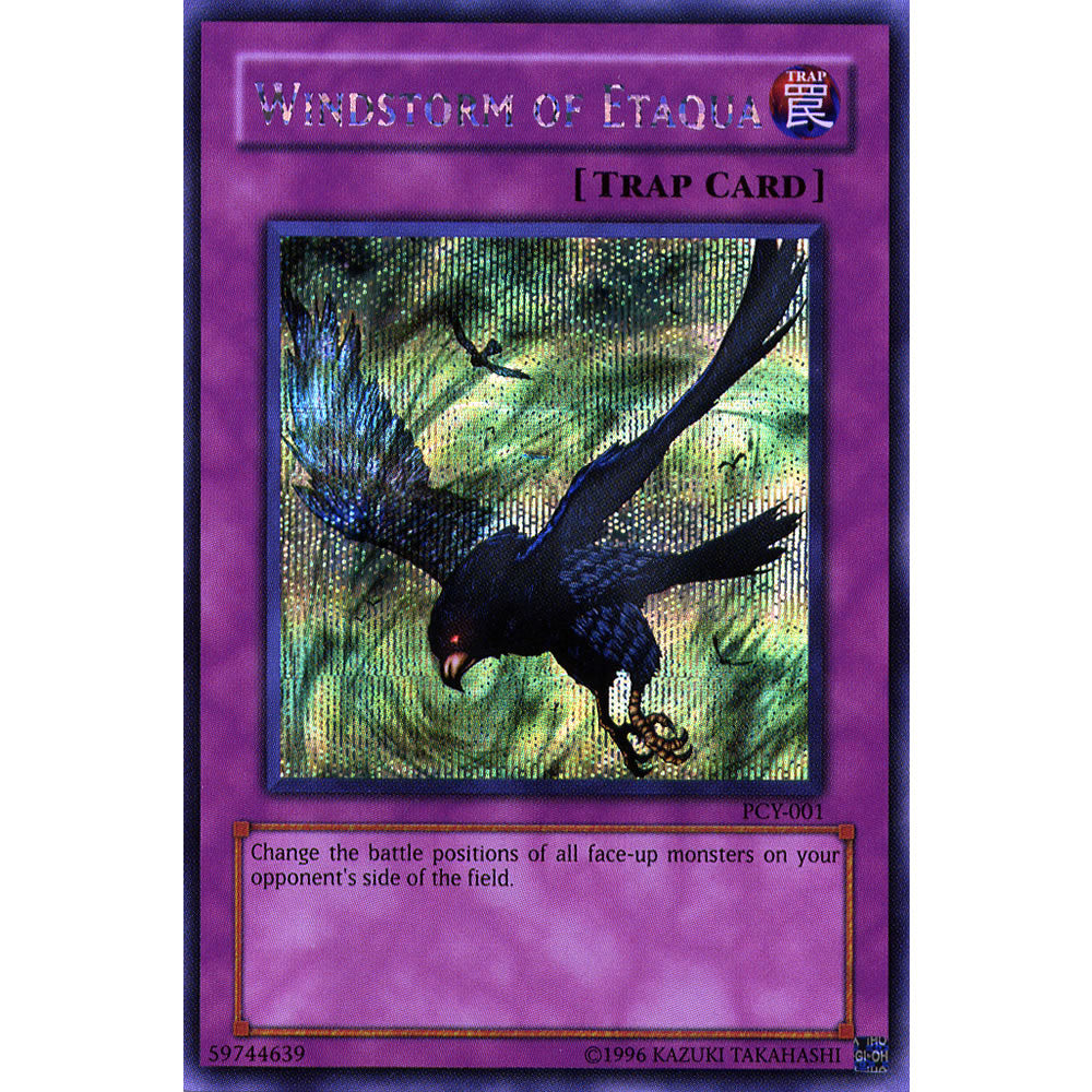 Windstorm of Etaqua PCY-001 Yu-Gi-Oh! Card from the Yugi the Destiny Promo Set