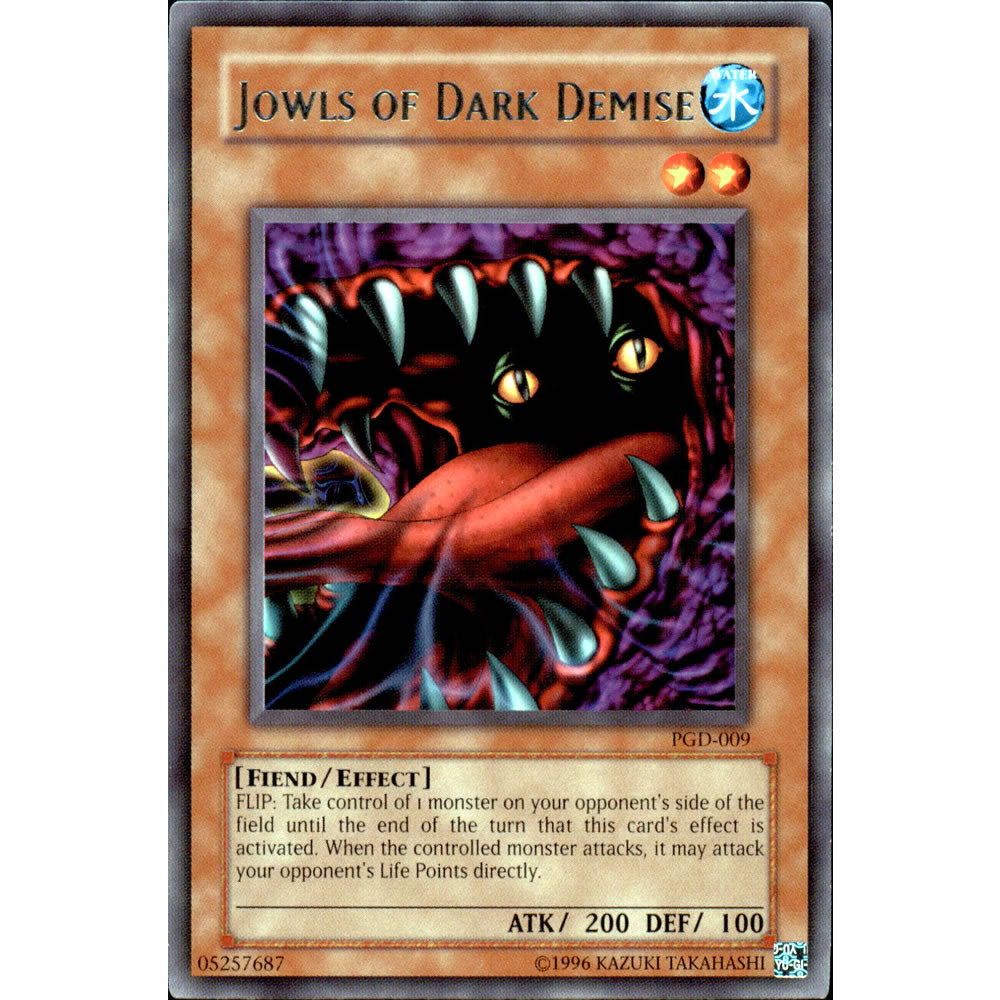 Jowls of Dark Demise PGD-009 Yu-Gi-Oh! Card - Deckboosters Jowls of Dark Demise PGD-009 Yu-Gi-Oh! Card - Deckboosters