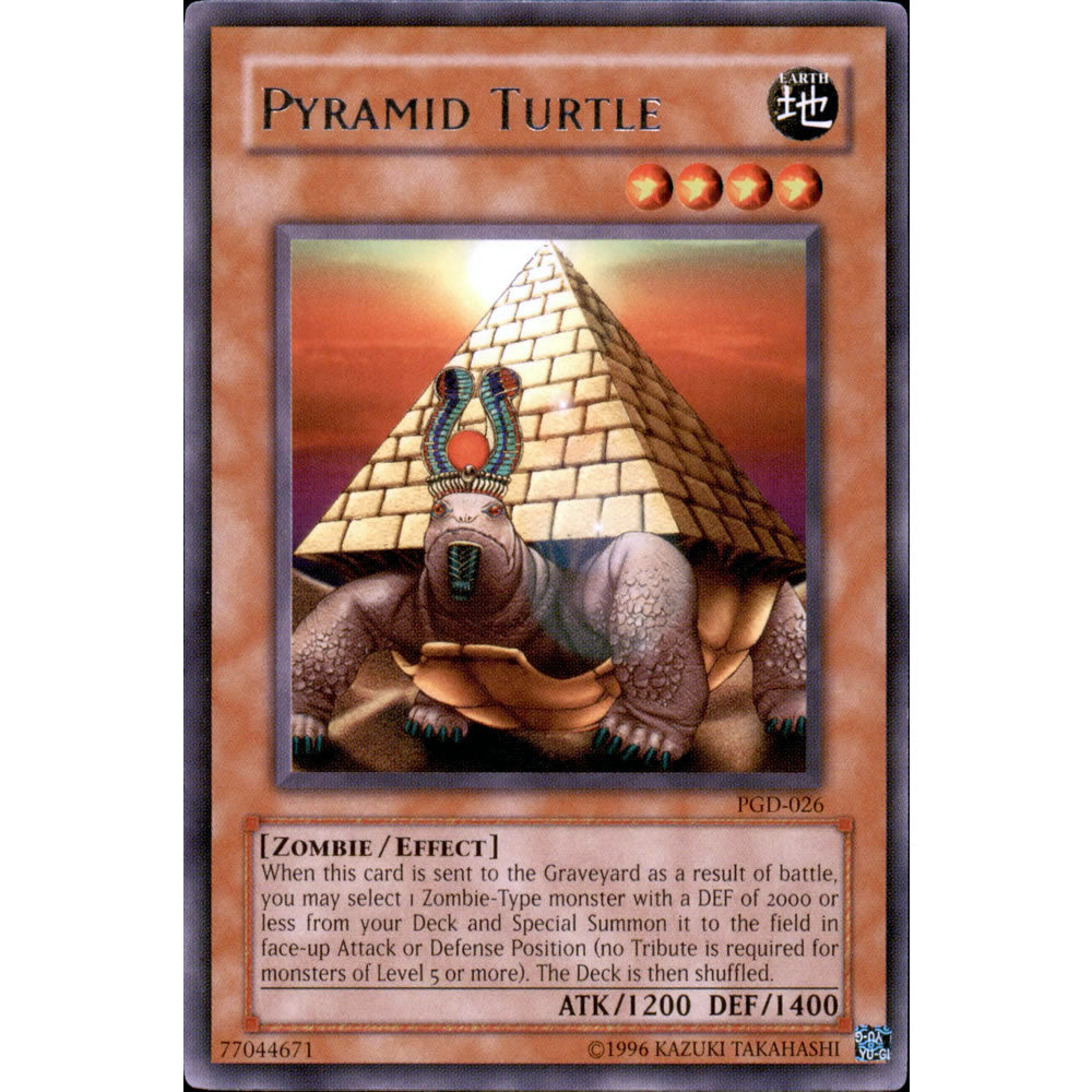 pyramid yugioh card Yu-gi-oh! The Dark Side Of Dimensions Yu-Gi-Oh! The Movie 2004 Gold Promo player and collector. Pyramid Turtle PGD-026 Yu-Gi-Oh! Card