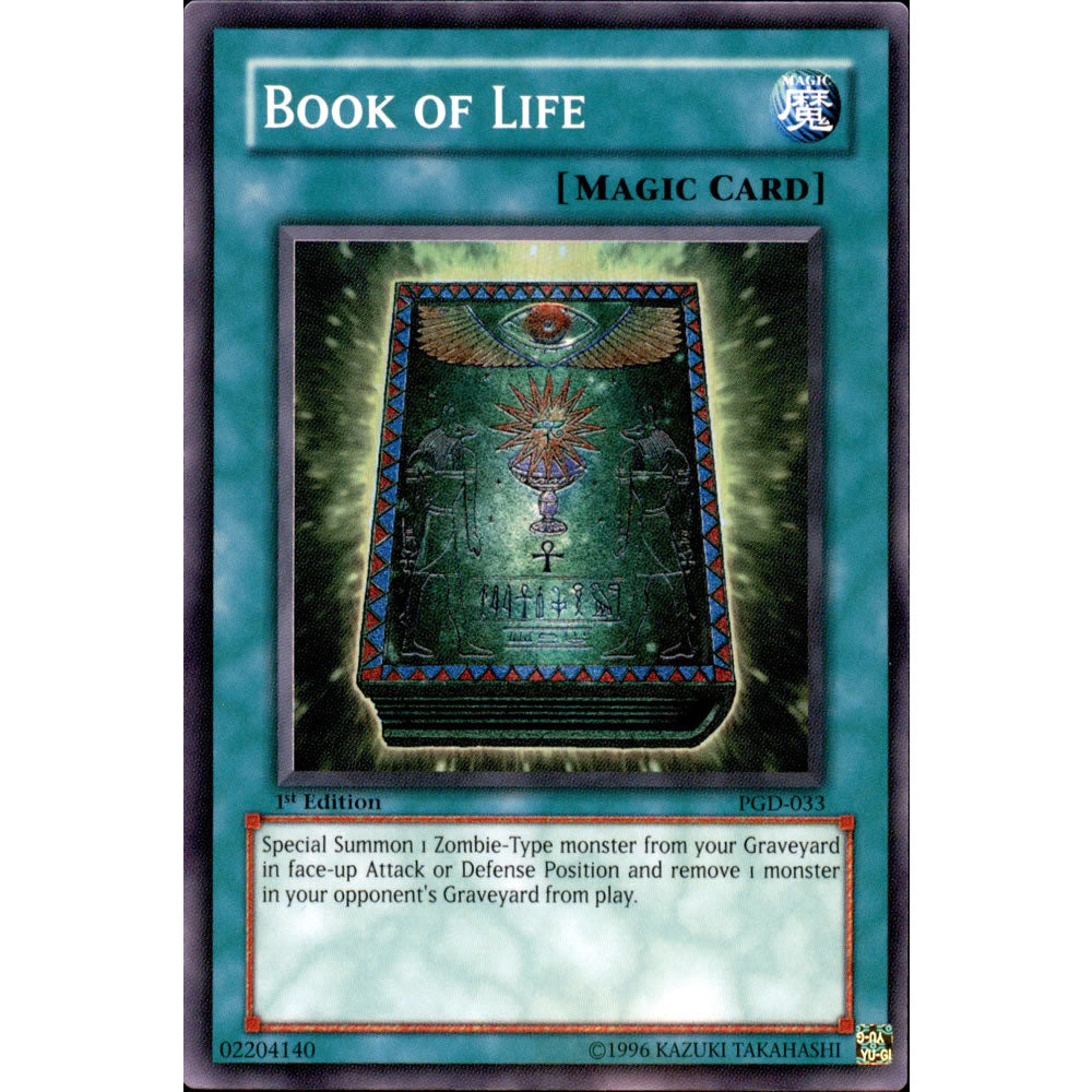 Book of Life PGD-033 Yu-Gi-Oh! Card from the Pharaonic Guardian Set