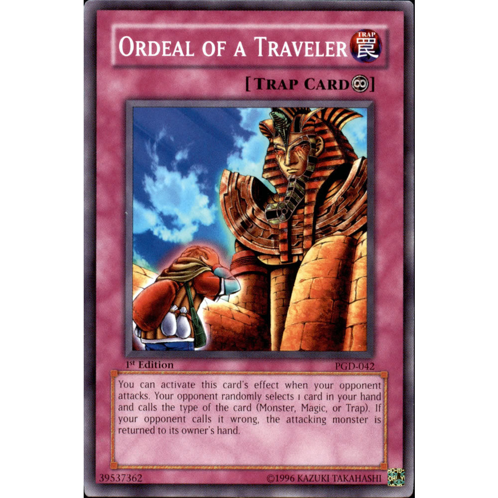 Ordeal of a Traveler PGD-042 Yu-Gi-Oh! Card from the Pharaonic Guardian Set