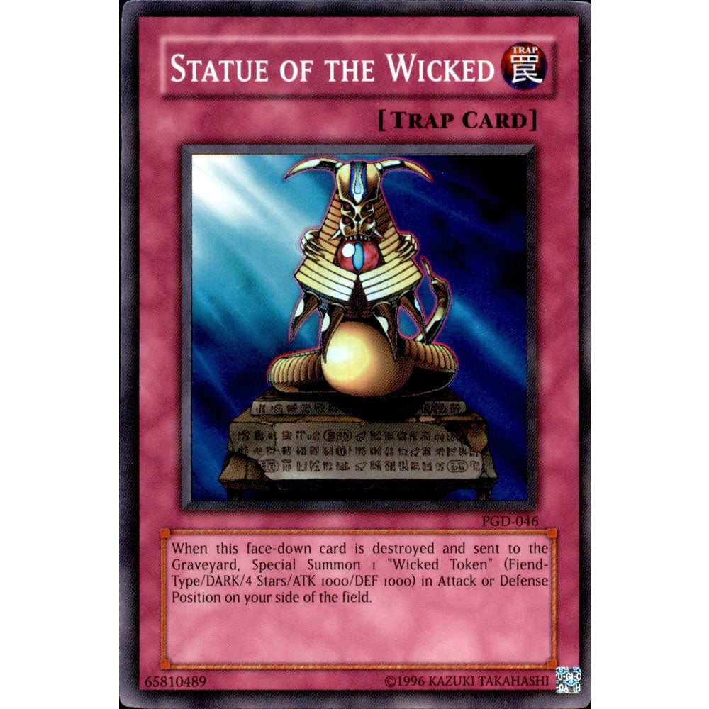 Statue of the Wicked PGD-046 Yu-Gi-Oh! Card from the Pharaonic Guardian Set