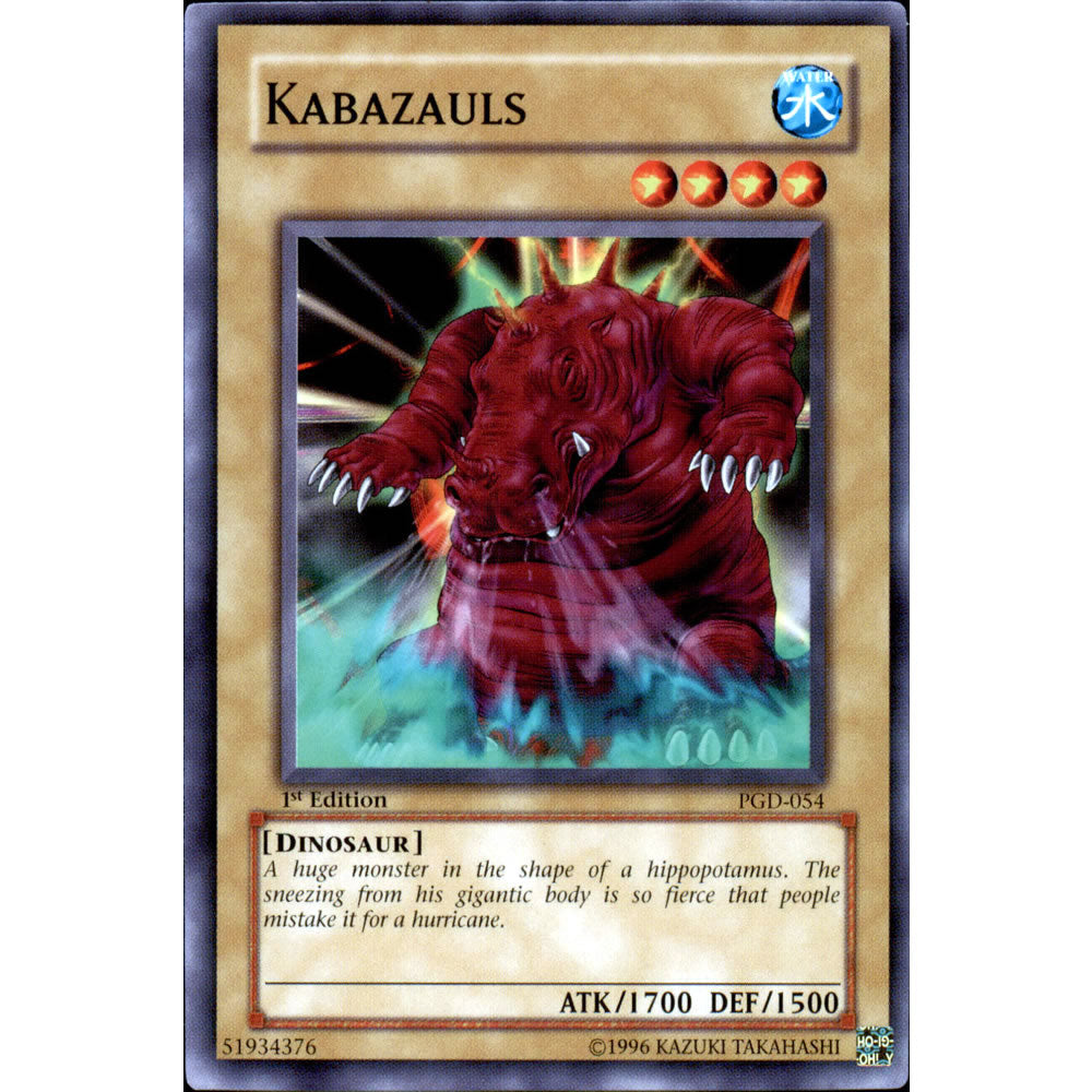 Kabazauls PGD-054 Yu-Gi-Oh! Card from the Pharaonic Guardian Set