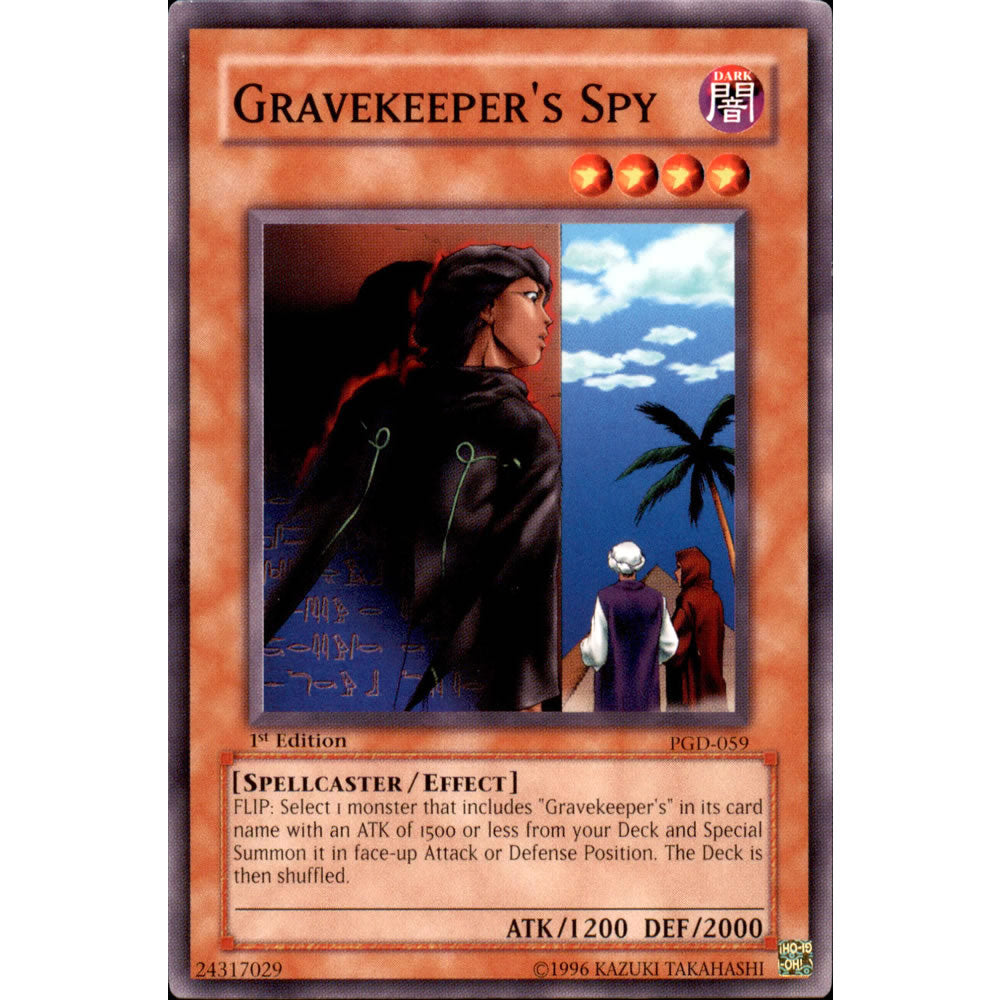 Gravekeeper's Spy PGD-059 Yu-Gi-Oh! Card from the Pharaonic Guardian Set