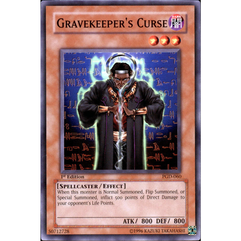 Gravekeeper's Curse PGD-060 Yu-Gi-Oh! Card from the Pharaonic Guardian Set