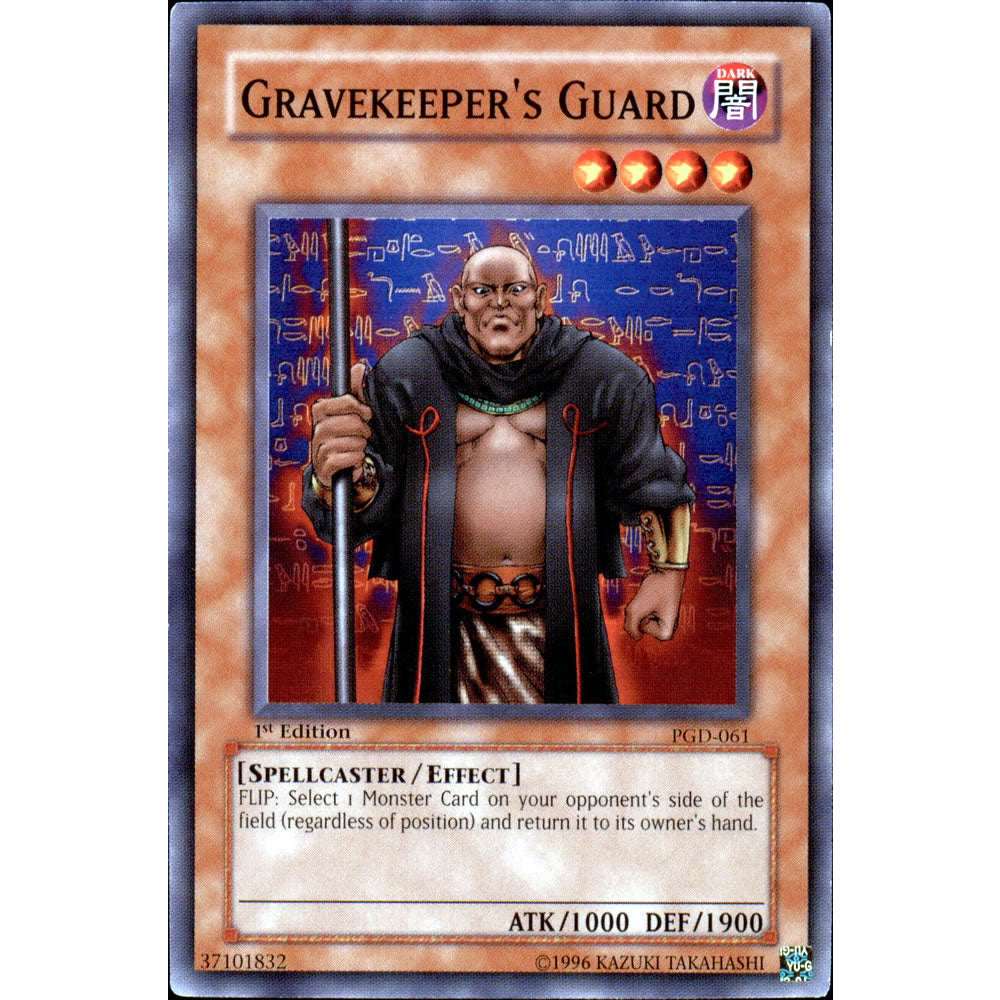 Gravekeeper's Guard PGD-061 Yu-Gi-Oh! Card from the Pharaonic Guardian Set