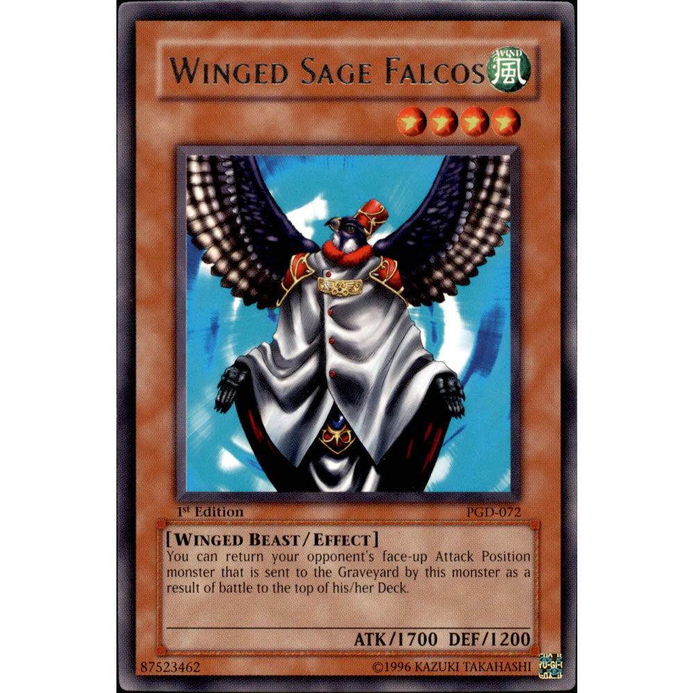 Winged Sage Falcos PGD-072 Yu-Gi-Oh! Card from the Pharaonic Guardian Set