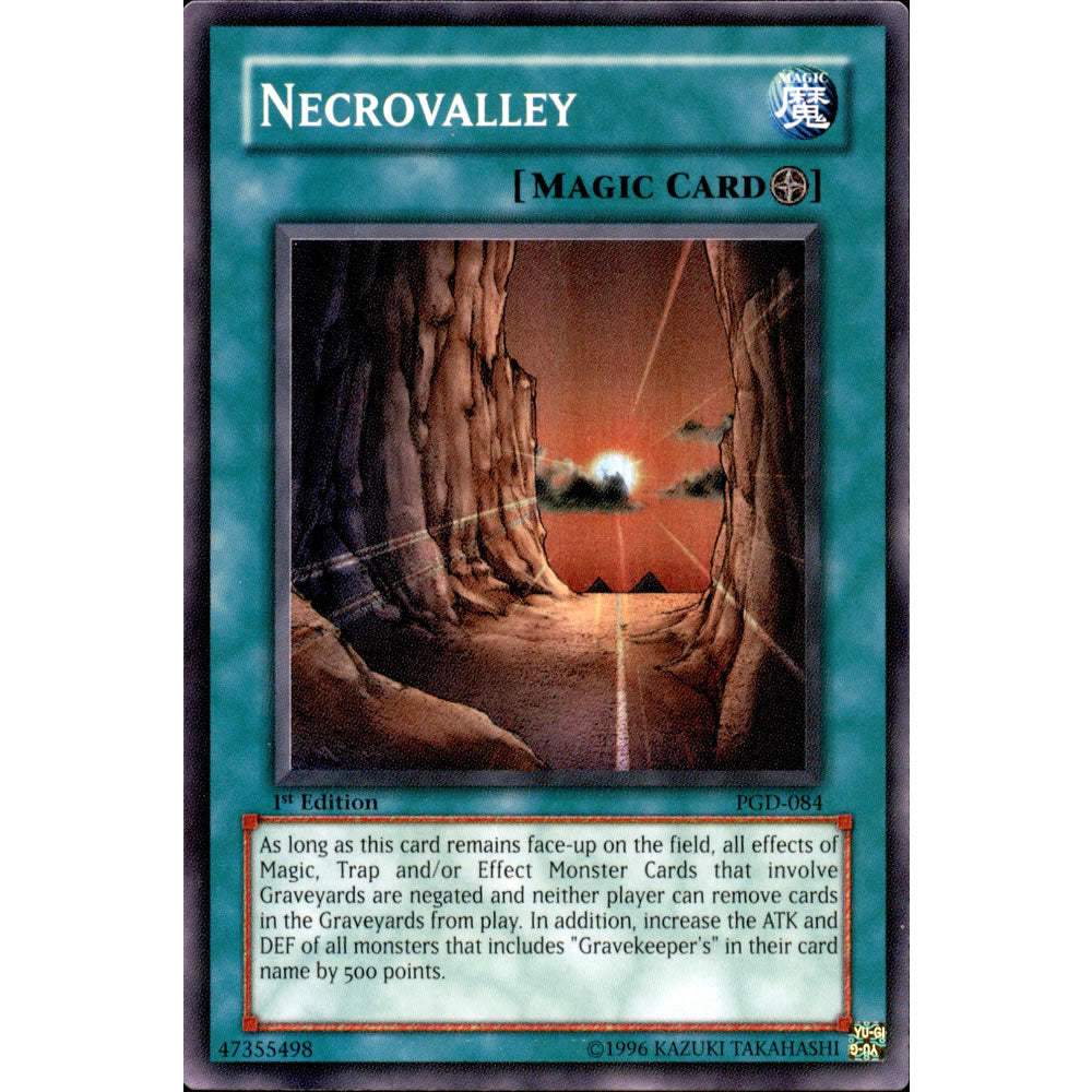 Necrovalley PGD-084 Yu-Gi-Oh! Card from the Pharaonic Guardian Set