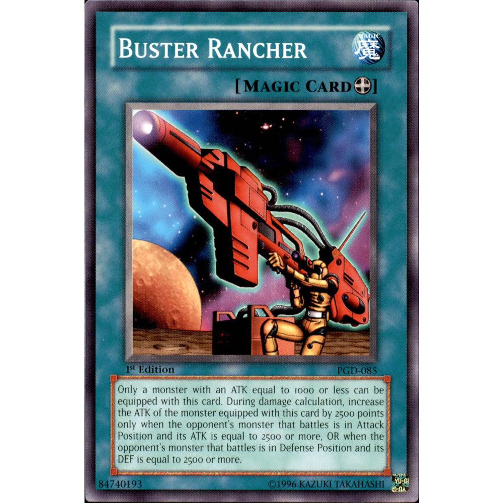Buster Rancher PGD-085 Yu-Gi-Oh! Card from the Pharaonic Guardian Set