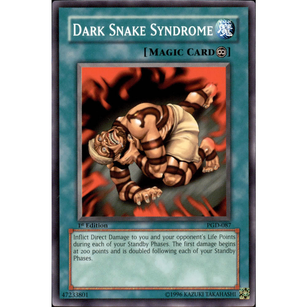 Dark Snake Syndrome PGD-087 Yu-Gi-Oh! Card from the Pharaonic Guardian Set