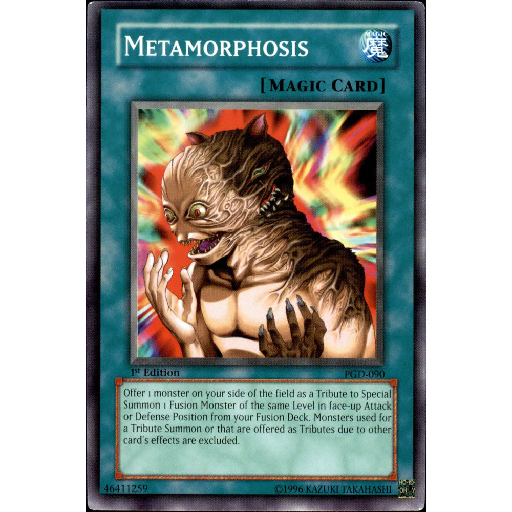 Metamorphosis PGD-090 Yu-Gi-Oh! Card from the Pharaonic Guardian Set