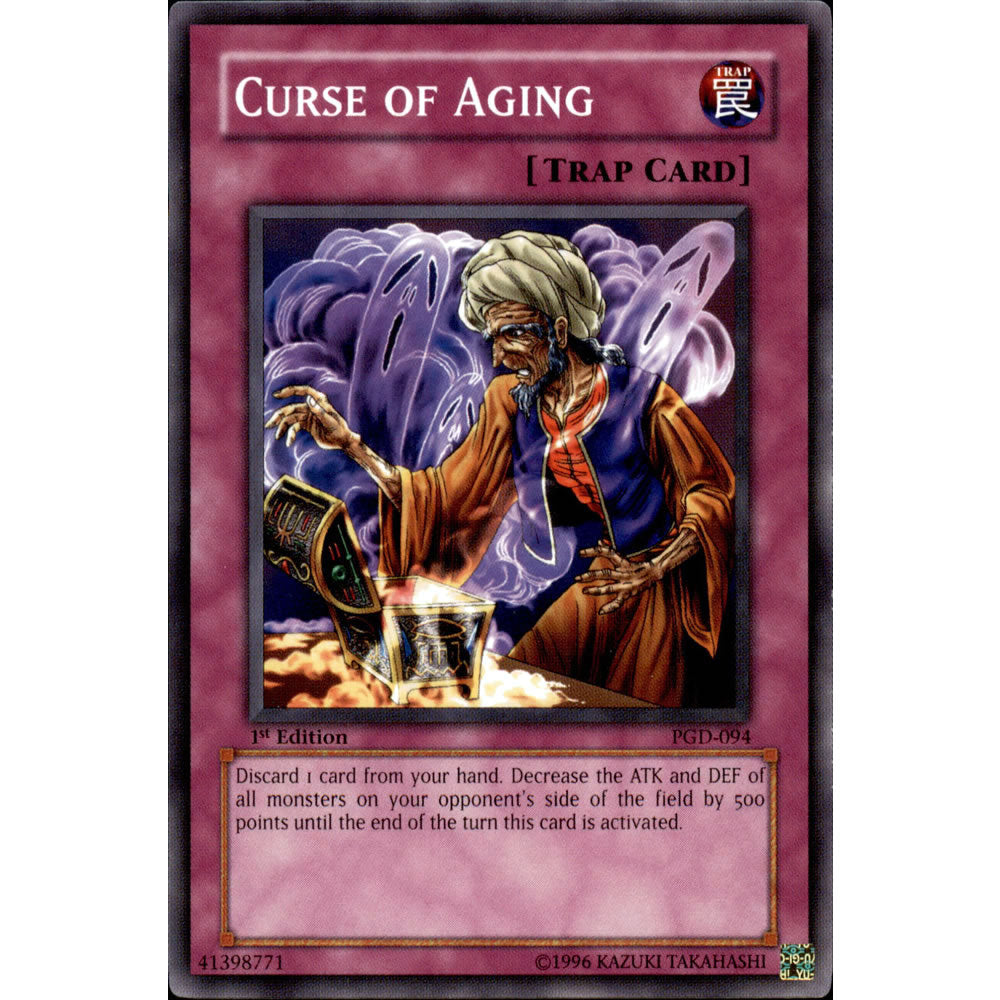 Curse of Aging PGD-094 Yu-Gi-Oh! Card from the Pharaonic Guardian Set