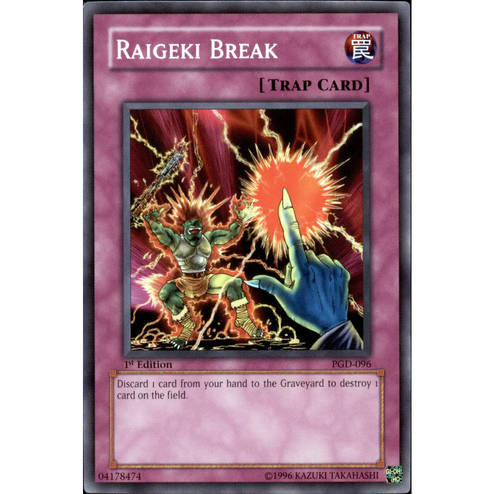 Raigeki Break PGD-096 Yu-Gi-Oh! Card from the Pharaonic Guardian Set