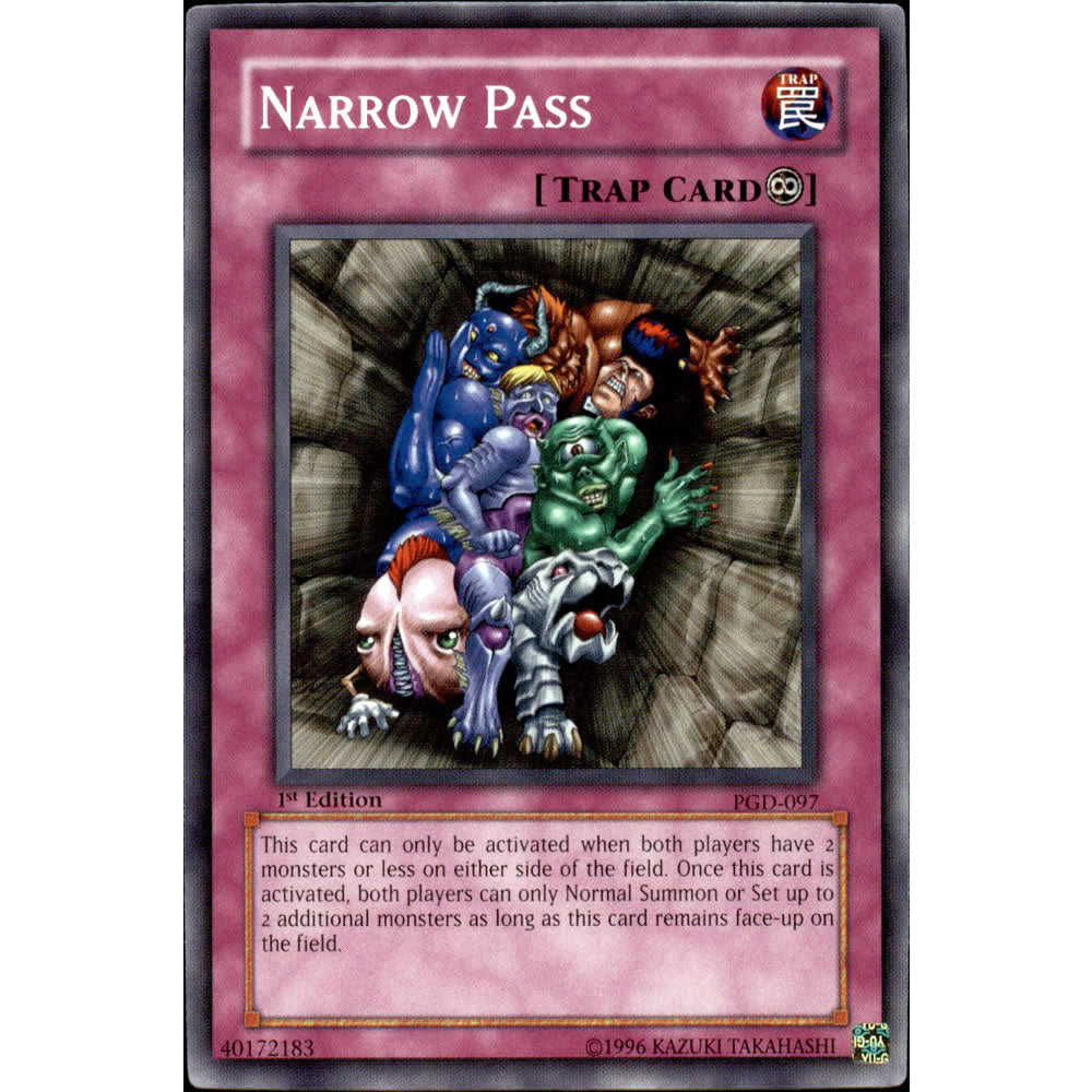 Narrow Pass PGD-097 Yu-Gi-Oh! Card from the Pharaonic Guardian Set