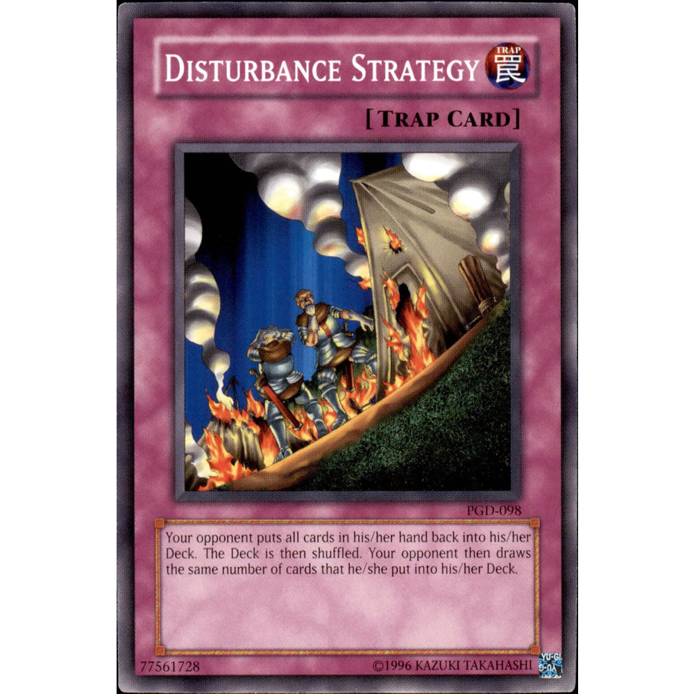 Disturbance Strategy PGD-098 Yu-Gi-Oh! Card from the Pharaonic Guardian Set