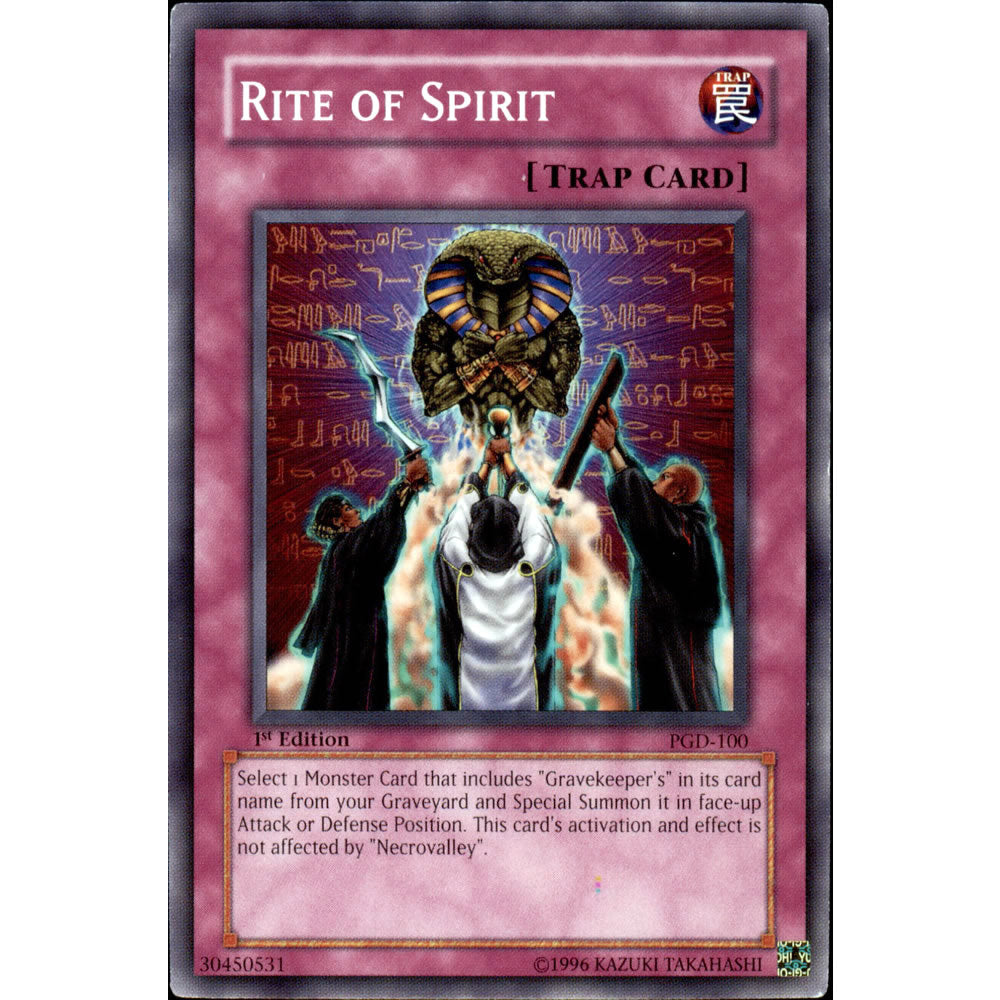 Rite of Spirit PGD-100 Yu-Gi-Oh! Card from the Pharaonic Guardian Set