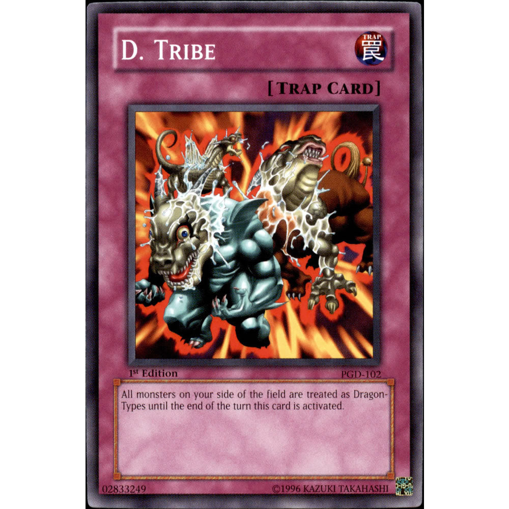 D. Tribe PGD-102 Yu-Gi-Oh! Card from the Pharaonic Guardian Set