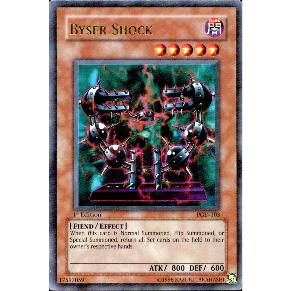 Byser Shock PGD-103 Yu-Gi-Oh! Card from the Pharaonic Guardian Set
