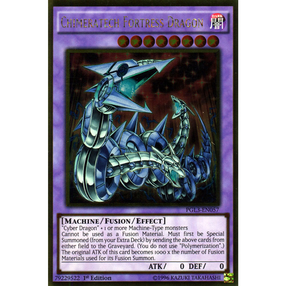 Chimeratech Fortress Dragon PGL3-EN057 Yu-Gi-Oh! Card from the Premium Gold: Infinite Gold Set