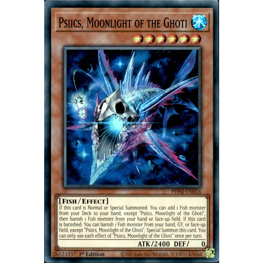 ghoti cards yugioh Psiics, Moonlight of the Ghoti - Phantom Nightmare