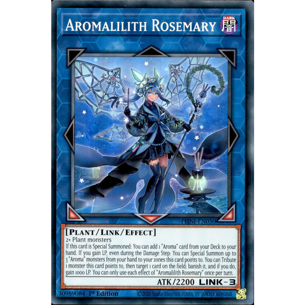 Aromalilith Rosemary PHNI-EN050 Yu-Gi-Oh! Card from the Phantom Nightmare Set