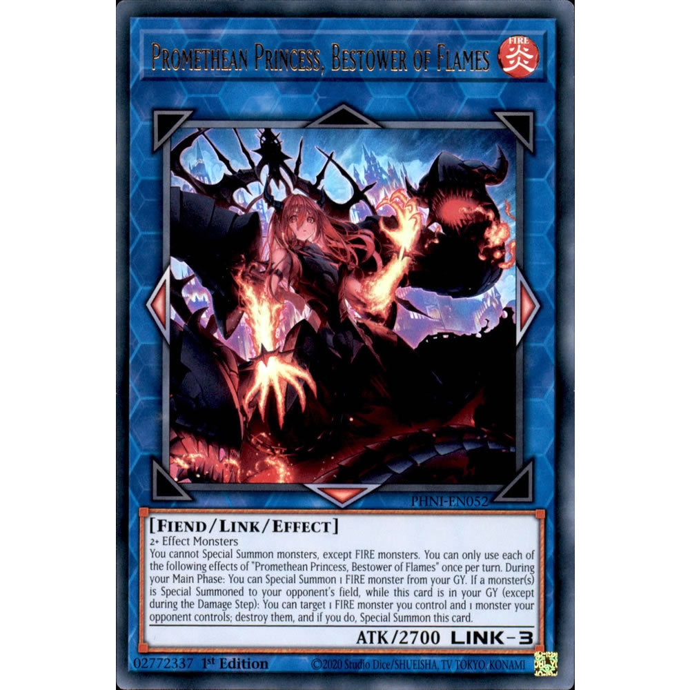 Promethean Princess, Bestower of Flames PHNI-EN052 Yu-Gi-Oh! Card from the Phantom Nightmare Set