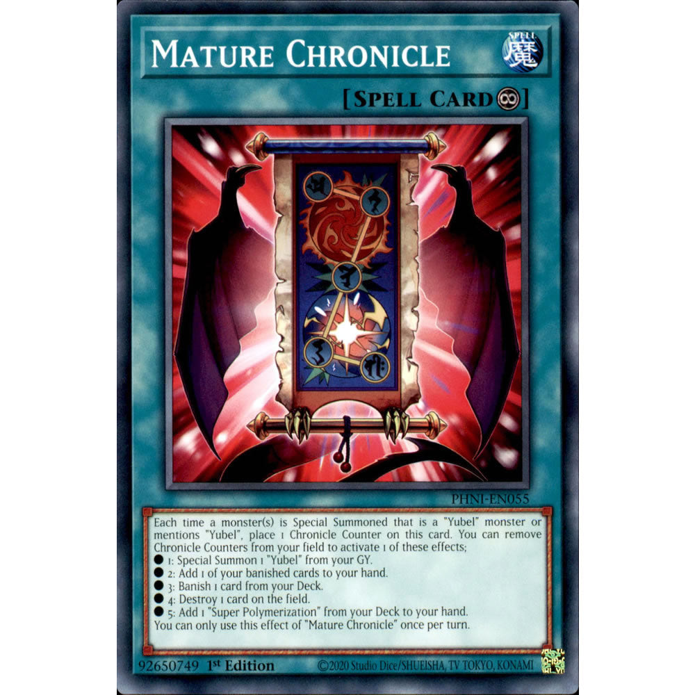 Mature Chronicle PHNI-EN055 Yu-Gi-Oh! Card from the Phantom Nightmare Set