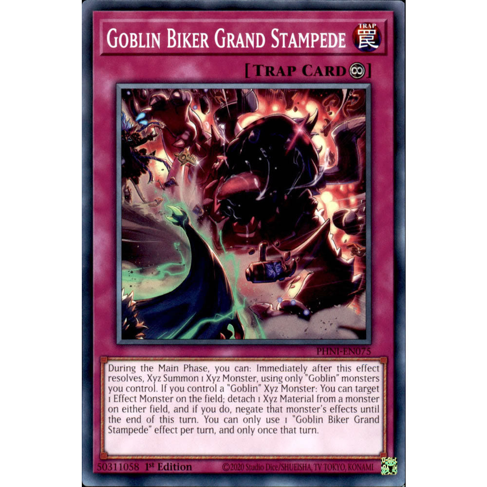 Goblin Biker Grand Stampede PHNI-EN075 Yu-Gi-Oh! Card from the Phantom Nightmare Set