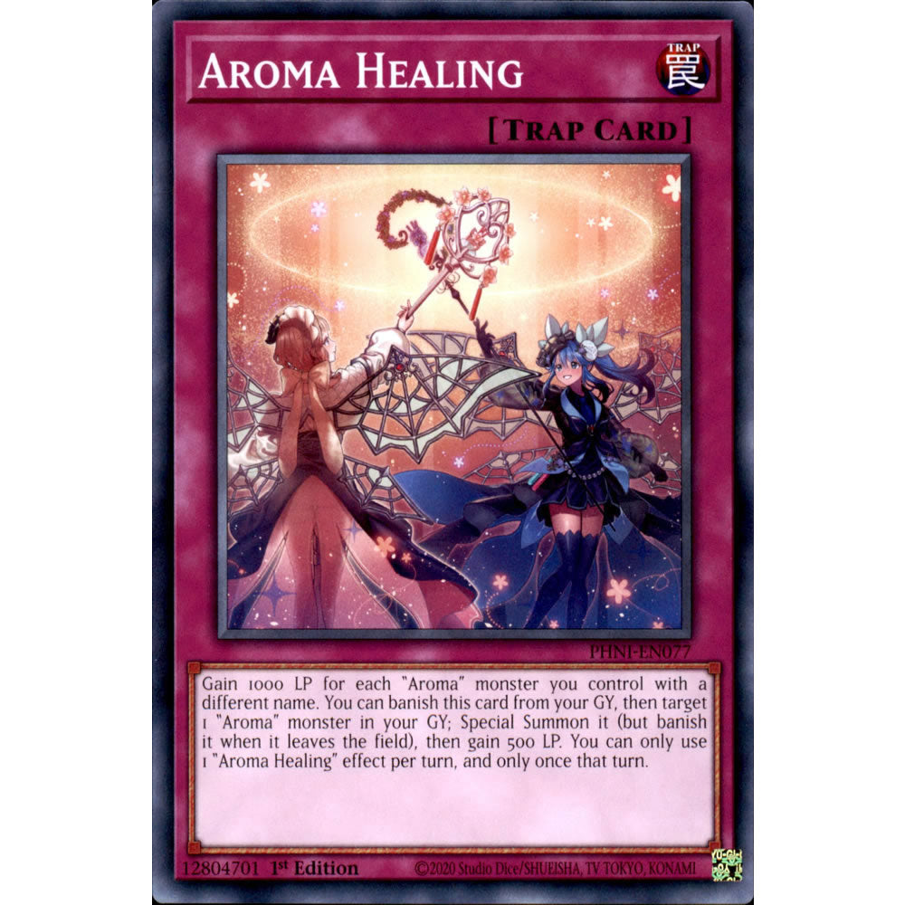 Aroma Healing PHNI-EN077 Yu-Gi-Oh! Card from the Phantom Nightmare Set