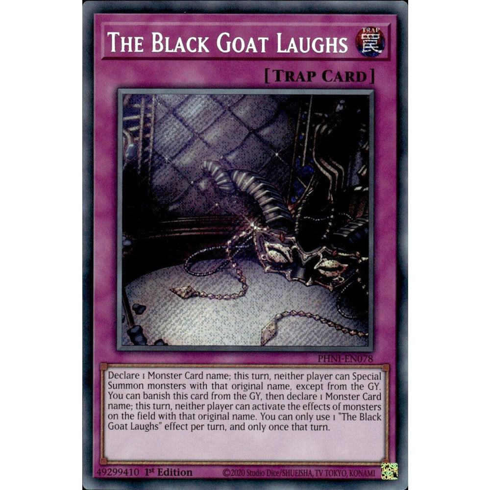The Black Goat Laughs PHNI-EN078 Yu-Gi-Oh! Card The Black Goat Laughs PHNI-EN078 Yu-Gi-Oh! Card