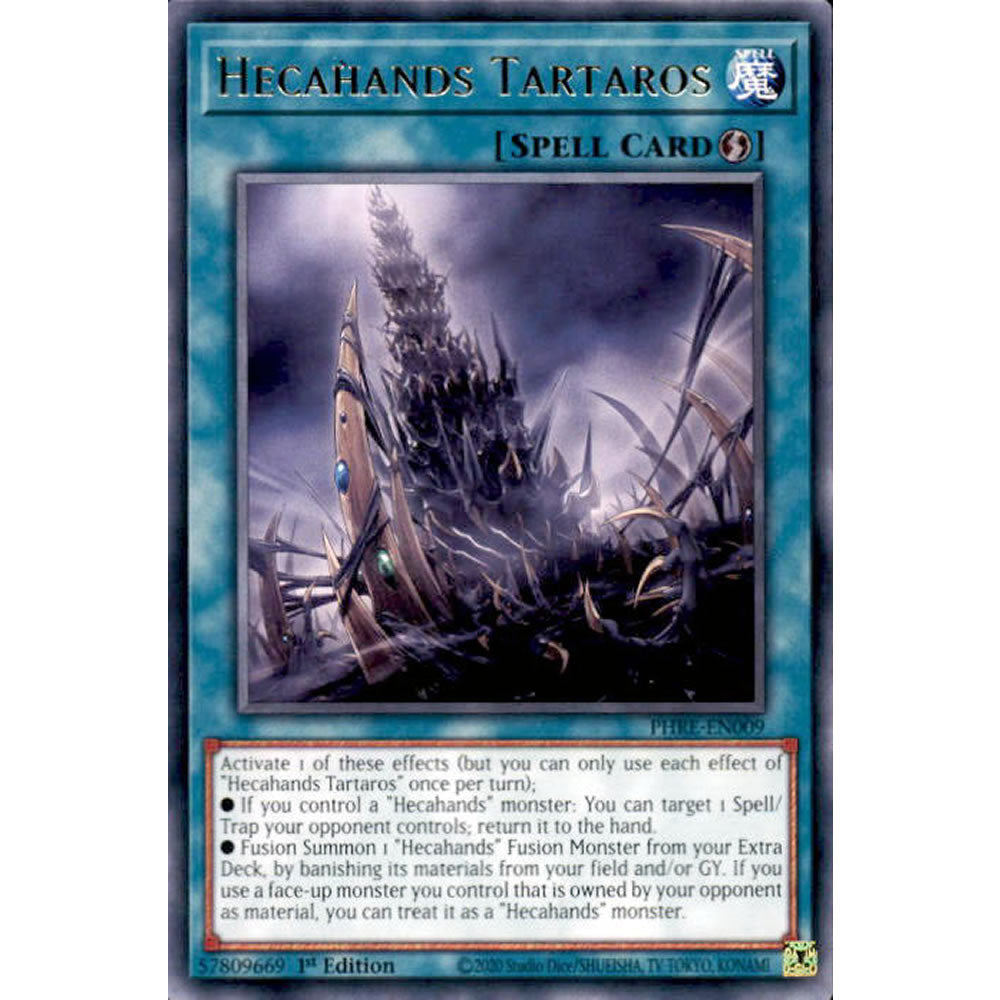 Hecahands Tartaros PHRE-EN009 Yu-Gi-Oh! Card from the Phantom Revenge Set