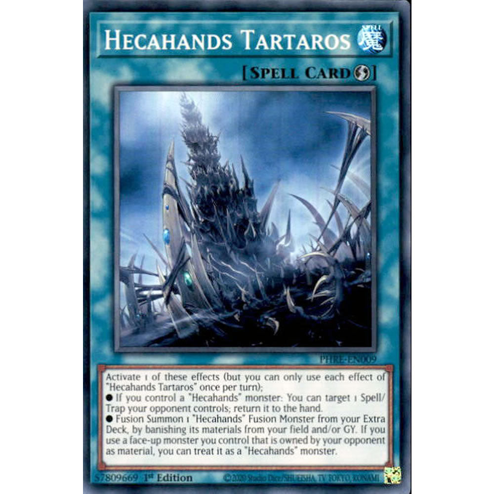 Hecahands Tartaros PHRE-EN009 Yu-Gi-Oh! Card from the Phantom Revenge Set