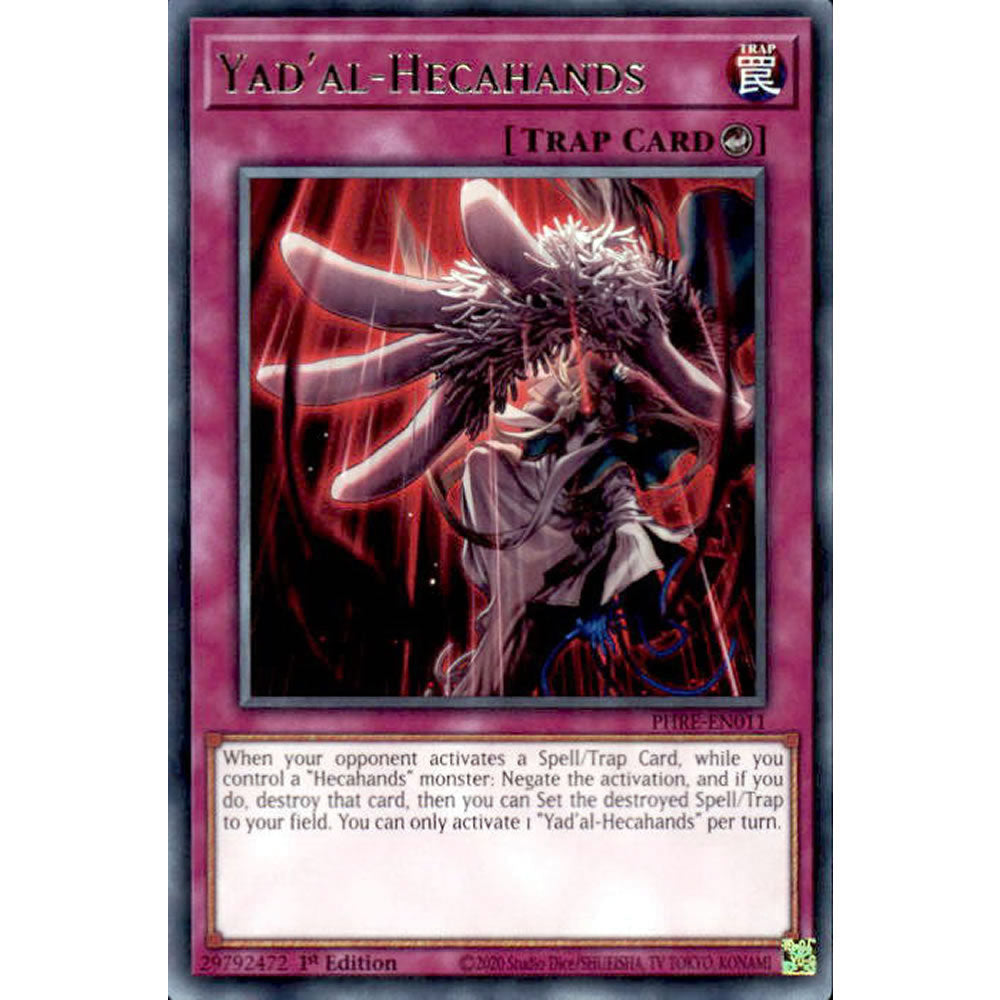 Yad'al-Hecahands PHRE-EN011 Yu-Gi-Oh! Card from the Phantom Revenge Set