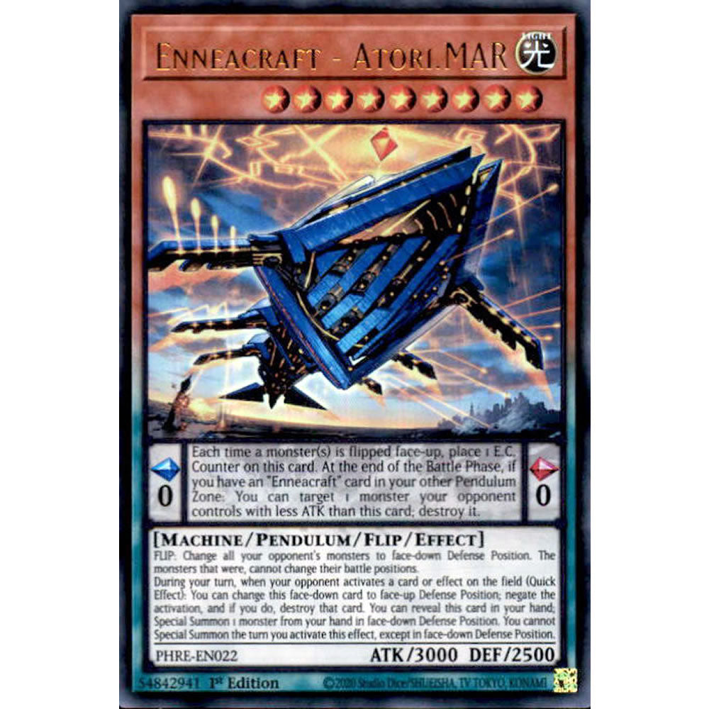 Enneacraft - Atori.MAR PHRE-EN022 Yu-Gi-Oh! Card from the Phantom Revenge Set
